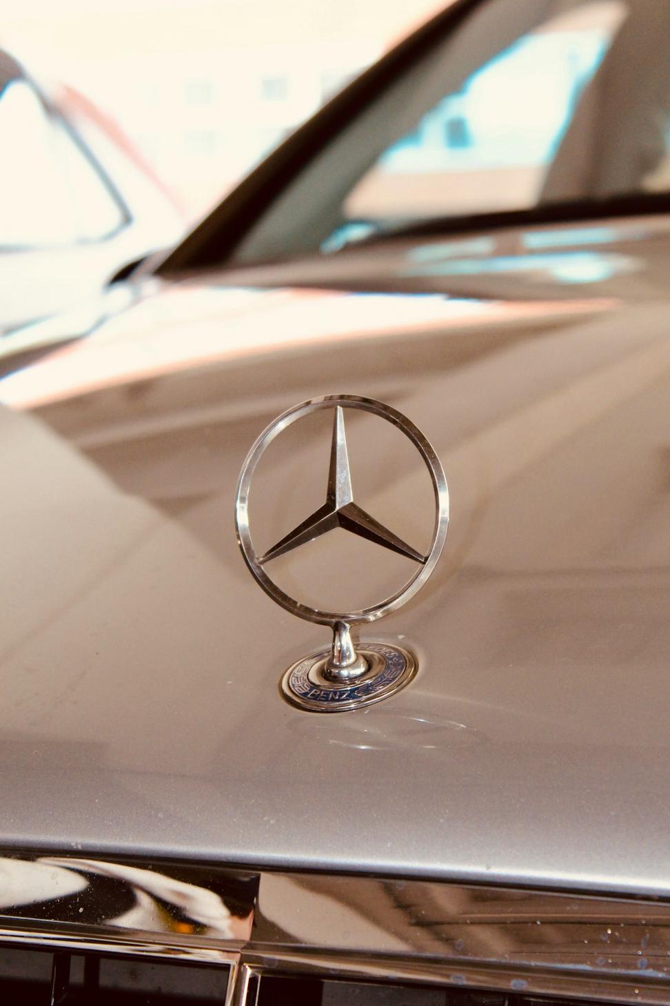 European car in workshop